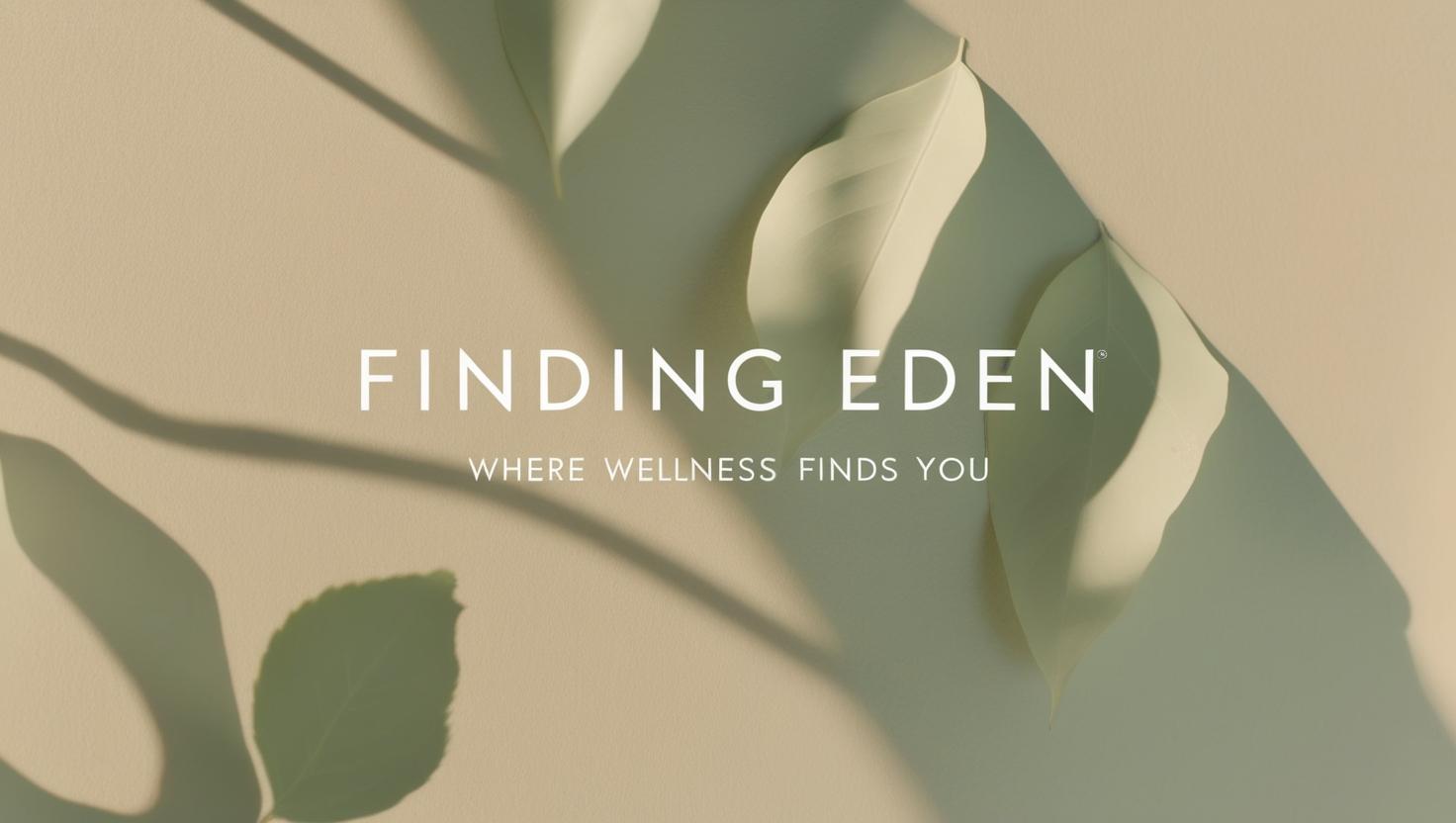 Finding Eden botanical brand visual