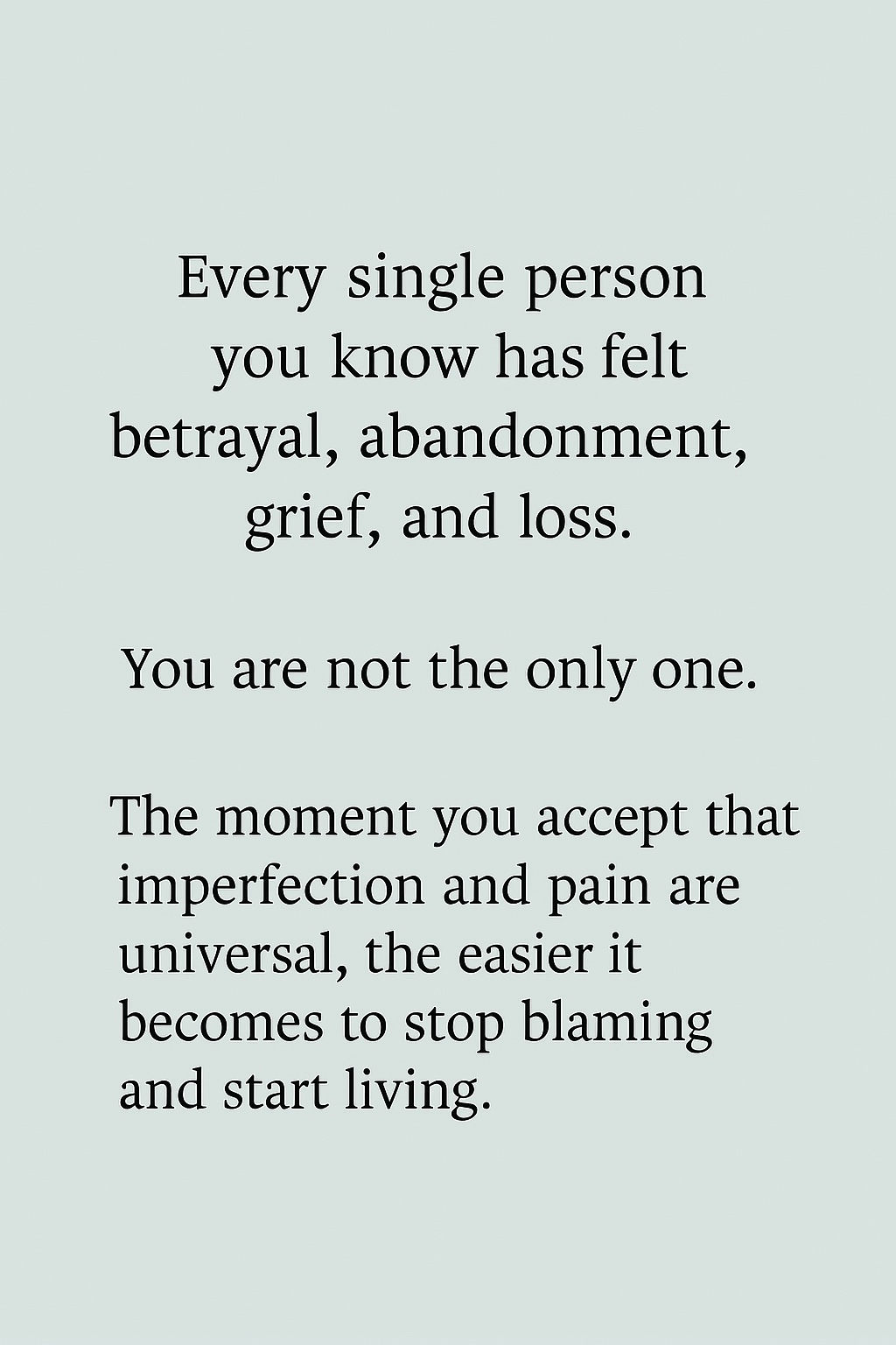 Finding Eden reflection quote image about universal pain and healing